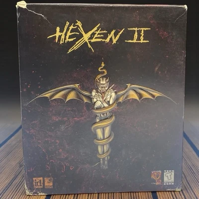 VTG 1997 Hexen II PC Game Big Box Complete id Software Raven Quake Engine CD ROM - Image 1 of 4