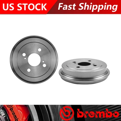 Fits 2000-2005 Toyota Echo Rear Brake Drums - Brembo Premium OE - Image 1 of 4
