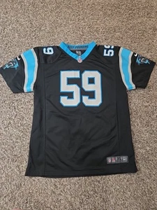 Luke Kuechly #59 Carolina Panthers Nike NFL On Field Youth Trikot schwarz blau XL - Bild 1 von 9
