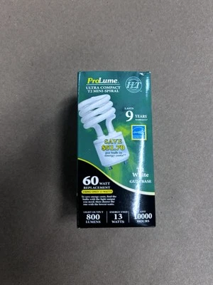 REPLACEMENT BULB LIGHT PANASONIC MLS13GU35 13W 120V GU24 HALCO 35k Color - Image 1 of 3