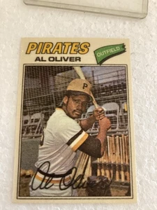 1977 Topps Cloth Sticker Al Oliver FREE SHIPPING - Picture 1 of 2