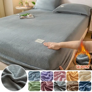 Juego de sábanas térmicas de invierno de felpa para todos los tamaños de cama - Imagen 1 de 22