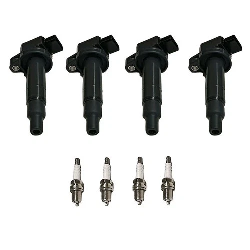 4 Ignition Coils Pack UF316 and Spark Plug For 2001-2009 Toyota Prius 1.5L L4 Foto 1 de 4