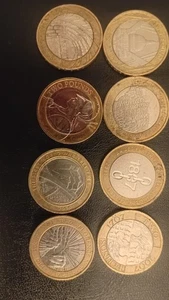 2 Pfund Münze Restposten x 8 Münzen - Bild 1 von 2