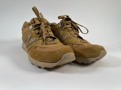 Новый баланс мужчин 574 размер 8 пустыни желтовато-коричневый коричневый шнурует вверх кроссовки обувь ML574PKR - Изображение 1 из 4