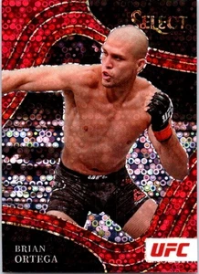 2022 Panini Select UFC #255 Brian Ortega Red Disco Prizms - Bild 1 von 2