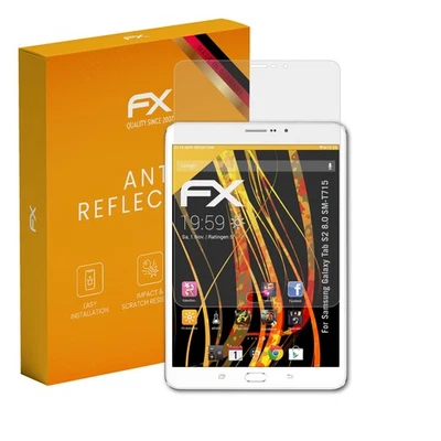 2x Screen Protection Film for Samsung Galaxy Tab S2 8.0 SM-T715 matt&shockproof - Image 1 of 4