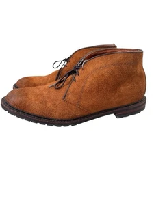 Stivali Allen Edmonds 11 Katmai marroni invecchiati ruff pelle scamosciata stivali deserto - Foto 1 di 9