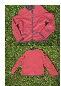 Super Trachtenweste / Jacke in rot/grau  Gr. 42 NEU - Bild 1 von 1