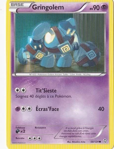 Gringolem -Noir & Blanc- Dragons Exaltés - 58/124 -Carte Pokemon Française  - Picture 1 of 1