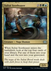MTG SULTAI SOOTHSAYER FOIL EXC - INDOVINA SULTAI 279 - 2X2 - MAGIC - Picture 1 of 1
