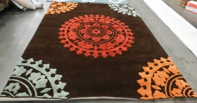 Alfombra de manchas traseras MARRÓN / MULTI 7'-6" X 9'-6", precio reducido 1172602985 SOH732A-8 Foto 1 de 4