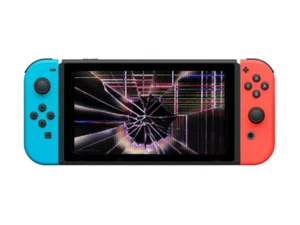 😍 Nintendo Switch LCD Display Screen Bildschirm defekt gebrochen Reparatur - Bild 1 von 2