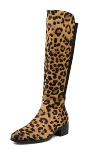 Django and Juliette Tetley leopard print boot - size 42 - BNIB - Picture 1 of 5