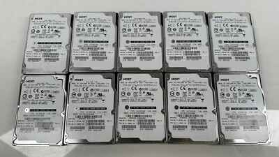 Lot of 10 HGST 0B25168, 1.2TB 2.5" HDD, SAS 10K rpm, HUC101212CSS600 Quantum - Image 1 of 4