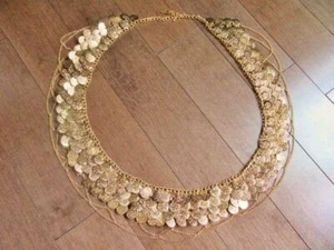 Exotic High Quality Hand made Belly Dance Professional Coin Chain Belt....GOLD - Picture 1 of 1