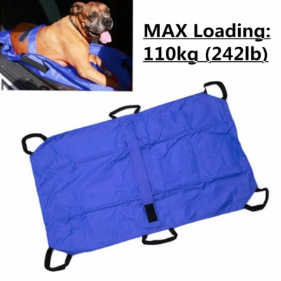 Foldable Dog Nylon Stretcher Animal Pet Emergency Transport Stable Stretcher - Image 1 of 4