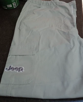 Lote 4 Pantalones JEEP Cargo Cordones 47/48 x 32 Lona Tostada Pierna Recta Ropa de Trabajo  Foto 1 de 4