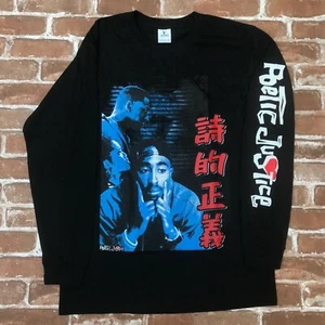 *Neu* 2Pac Tupac Shakur Herren Langarmshirt schwarz - Bild 1 von 6