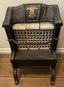 antique vintage gas heater Cast Iron 1920s 1930s Wall Bathroom Victorian - Picture 1 of 6
