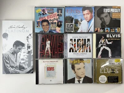 Lot Of Elvis Presley CDs Platinum, Madison Square Garden, Hawaii Via Satellite - Image 1 of 4