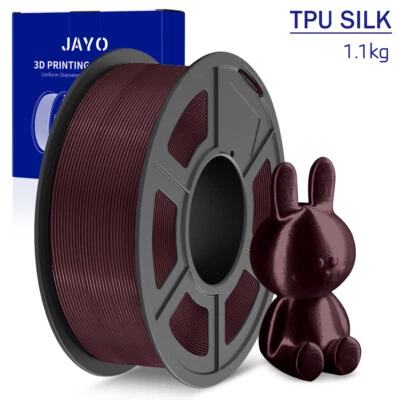 【Buy 3 Get 2 Free,Add 5】1.1KG JAYO PLA PETG Rapid PLA SILK ABS Filament 1.75mm - Image 1 of 4