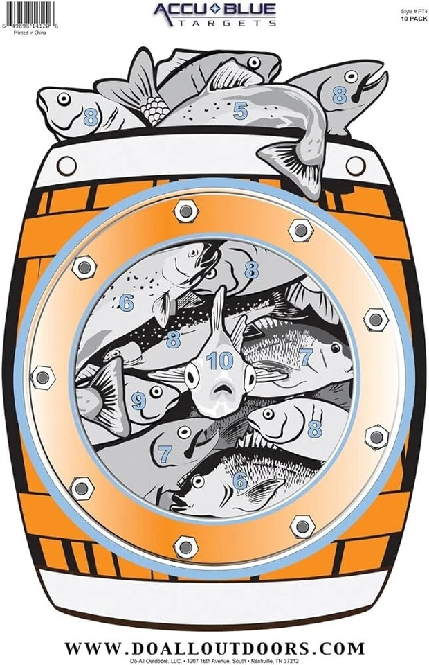 Do All Outdoors Shooting Fish In A Barrel Accu Blue Target - Image 1 of 1