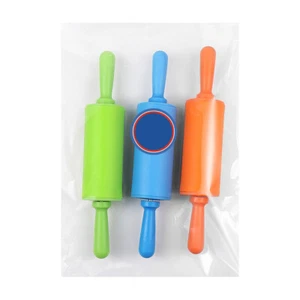 Kit Attrezzi per Impasto Artigianato Plastica Rolling Pin Bambini Artigianato - Foto 1 di 12
