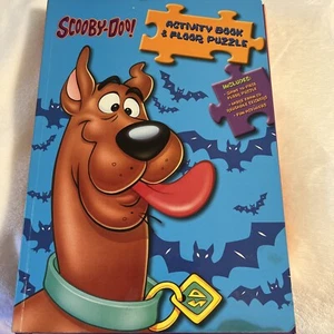 Scooby Doo activity book (Incomplete Decals) and (Complete) 15 Pcs floor puzzle - Picture 1 of 4