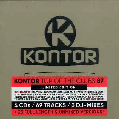 Various / KONTOR TOP OF THE CLUBS VOL.87 (4CD) / Kontor Records / 1025085KON /  - Bild 1 von 2