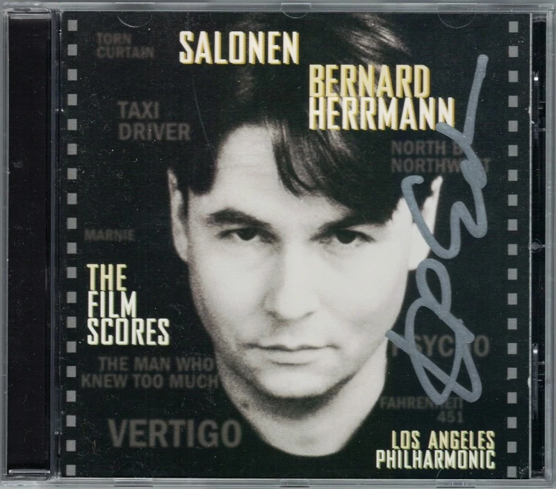 Esa-Pekka SALONEN Signed Bernard HERRMANN Film Music Psycho Vertigo Taxi Driver - Bild 1 von 1