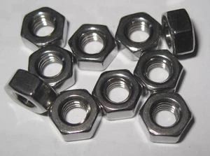 M4 full nuts - Stainless - (Qty 10) - Imagen 1 de 1