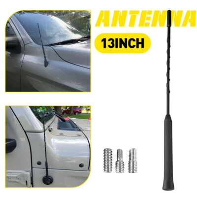 13" Car Radio Rubber Antenna Black Fits For Chevrolet Silverado 1500 1985-2023 H - Image 1 of 4