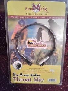 Fire Fox Technologies mikrofon gardłowy sportowy edycja 2-drożne radio jack w stylu 2,5 mm - Zdjęcie 1 z 2