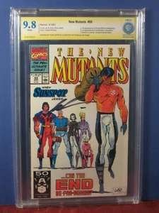 NEW MUTANTS #99 9.8 SS SIGNED Rob Liefeld *1st Shatterstar Feral *CBCS like cgc - Picture 1 of 3