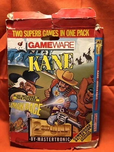 Vtg Commodore 64/128 games **1986-Kane and Human Race** Mastertronic UNTESTED - Picture 1 of 5