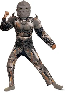 Rhinox Muscle Transformers Rise Beasts Fancy Dress Up Halloween Child Costume - Picture 1 of 8