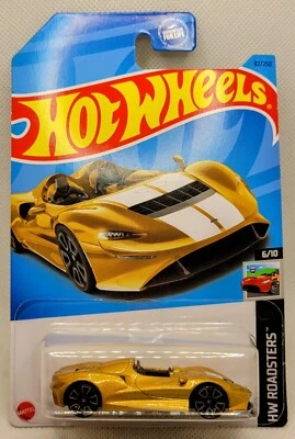 Hot Wheels McLaren Elva HW Roadsters #82 Gold 2023 Foto 1 de 3