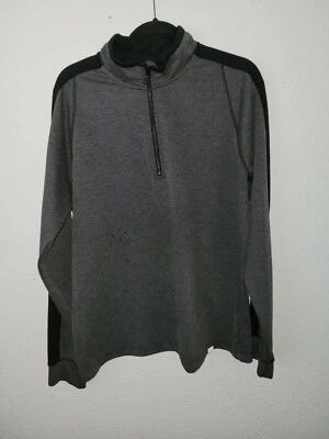 HAWKE & CO MEN'S PULLOVER  SIZE L PRE-OWNED NICE CONDITION zippered neck - Image 1 of 4