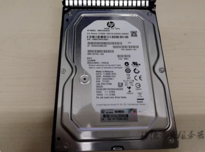 Genuine HP 658071-B21 658103-001 500G SATA 3.5 7.2K GEN8 hard drive w/tray caddy - Image 1 of 3