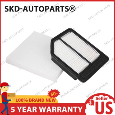 Engine & Cabin Air Filter Set For 2006-2011 Honda Civic 1.8L l4 AF5653 & C35519 Foto 1 de 4