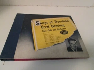 78tk album set-sacred-DECCA 489-Fred Waring-Songs of Devotion vol. 1- 4 disc set - Bild 1 von 1