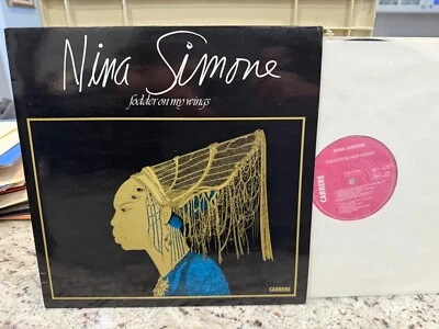 NINA SIMONE Fodder On My Wings RARE FRENCH FRANCE IMPORT VG++/NM VINYL LP CARRER - Image 1 of 4