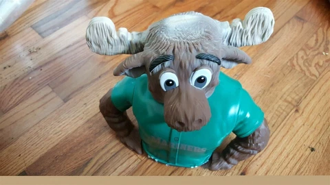 Mariners Moose Piggy Bank Seattle Mariners Mascot MLB Green Jersey Cover