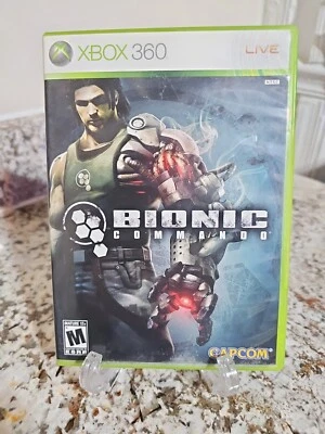 Bionic Commando (Xbox 360, 2009) Complete - w/Manual - Works - Amazing Condition - Image 1 of 4
