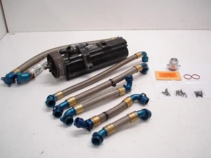NASCAR AUTO VERDI 6 STAGE ALUMINUM ROTOR TYPE DRY SUMP OIL PUMP W/ LINE KIT #938 - Picture 1 of 22