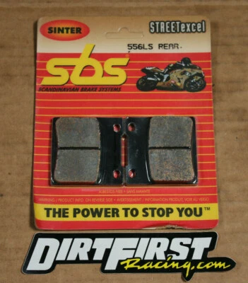 SBS Brake Pad Set 556LS Rear Motorcycle Suzuki GSXR 600 750 1100 GSX Hayabusa - Image 1 of 4