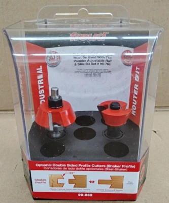 Freud 99-862 Double sided profile cutters, Shaker Profile, see pictures, New - Image 1 of 4