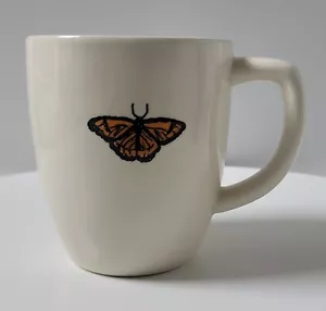 Rae Dunn Coffee Cup Mug Monarch Butterfly Pink by Magenta - Picture 1 of 8