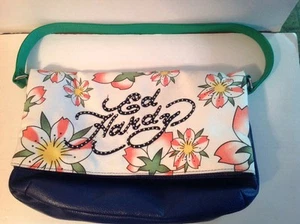 ED HARDY by CHRISTIAN AUDIGER AMANTHA Floral Purse - Picture 1 of 6